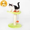Simple Design Cat Scratching Tree with Soft Plush Economical Cat Furniture