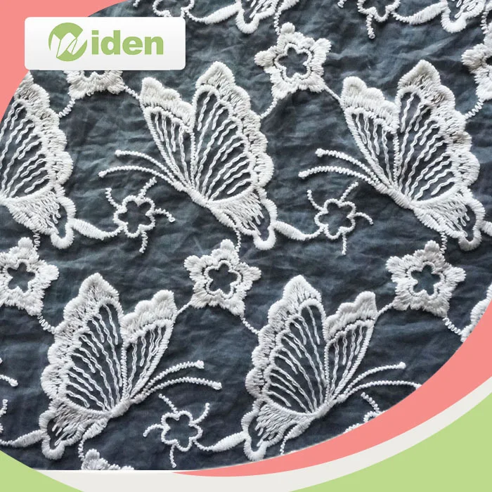 Wholesale 120 CM Nylon Cotton Velvet Net Lace Fabric Dubai