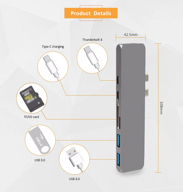 Splitter red remote flash drive hubs usb hub with logo specification