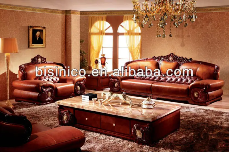 Southeast Asian Furniture Living Room Wooden Sofa Set Carved Wood Marble Top Coffee Table Leisure Chaise Lounge View Sets