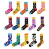 JY610 Popular trendy logo hip hop cartoon socks fashion skateboard sports socks wholesale