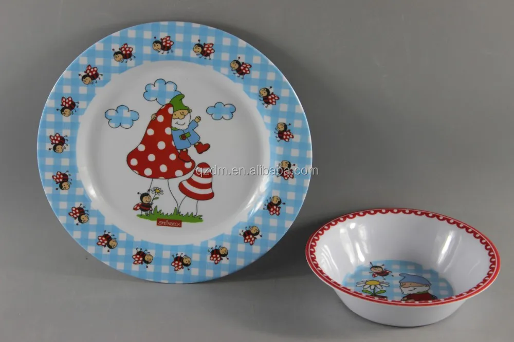 2016 Food Safe Melamine Dinner Set For Kids