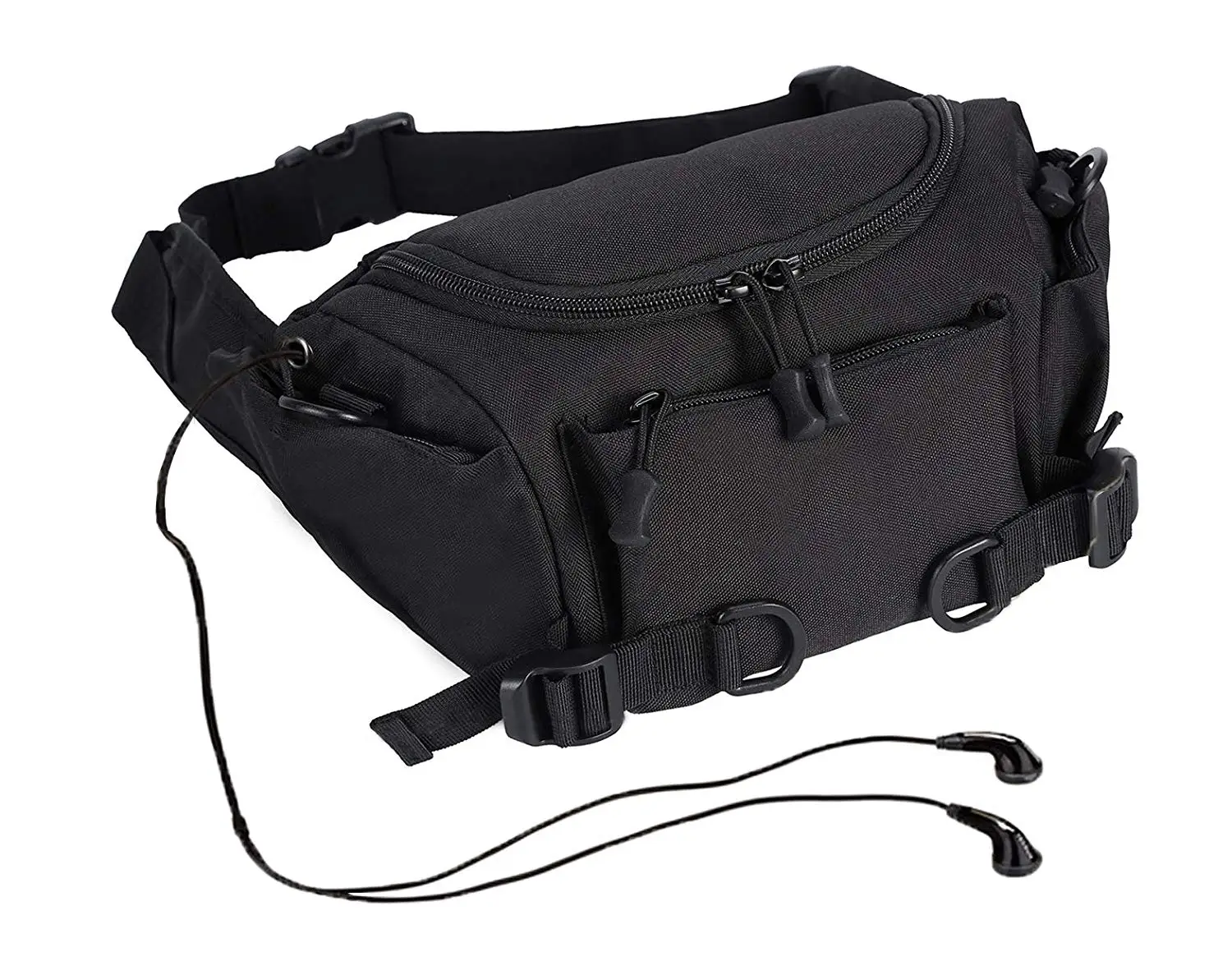 Selighting Travel Hiking Waist Bag Packs Waterproof Tactical Military Hunting Fanny Pack Bum Hip Pack Belt Bag for Camping Walking Running