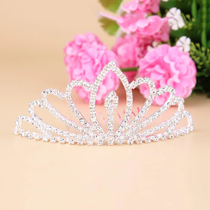 Wholesale Bulk Princess Rhinestone Pageant Crowns And Tiaras Rhinestone