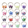 Children's Hair Accessories Cute Fashion Gradient Color Style Bow Shape Children's Elastic Hair Bnd Ponytail