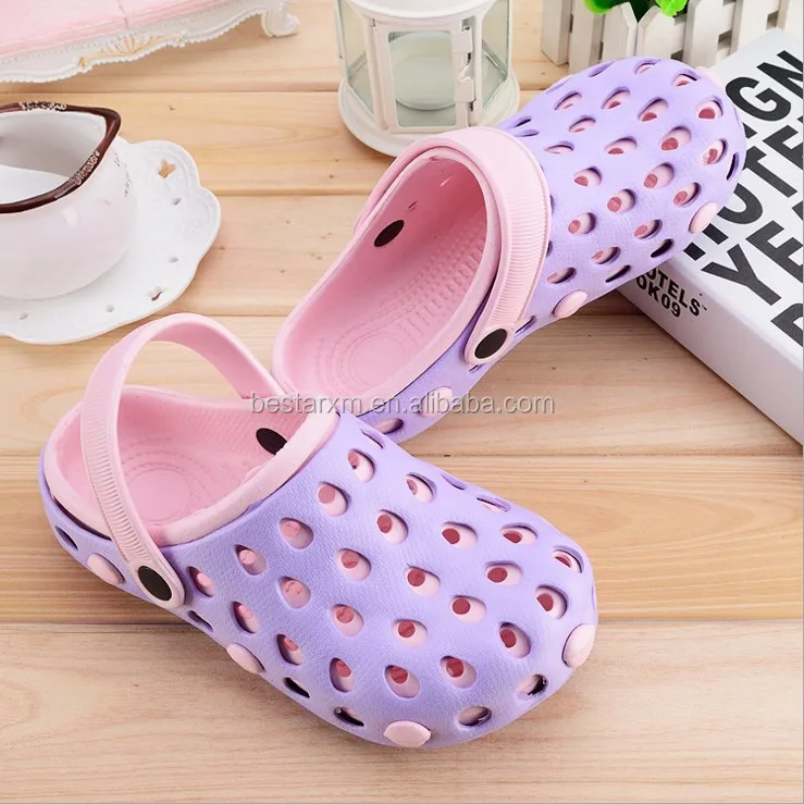 Hot sell eva garden shoes colorful women clogs sandals.JPG
