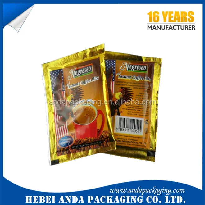 Instant Coffee Sachet/ Coffee Powder Sachet/three Side Seal Small