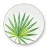 2018 Top quality green leaf wedding ceramic dinner plate for sale and rent