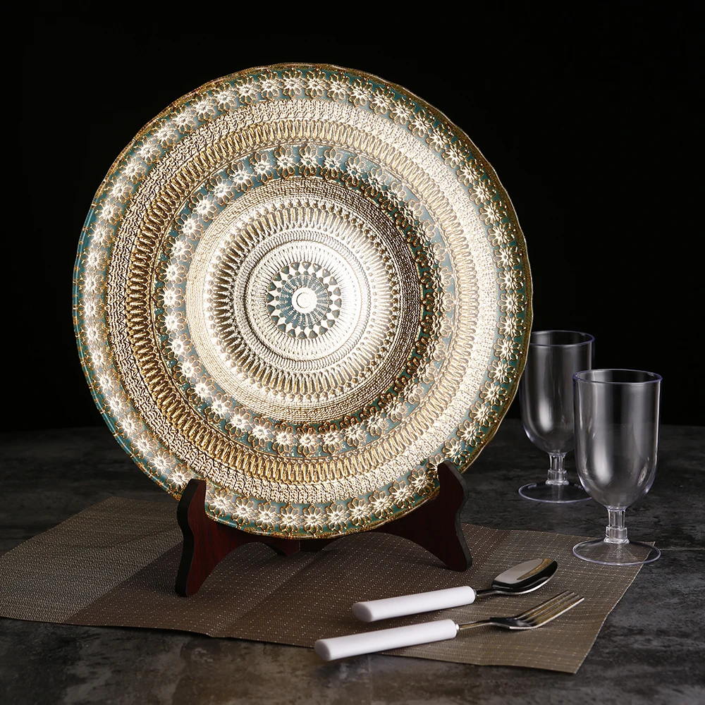 Wholesale Under Plate Wedding Clear Glass Plates For Decoupage Buy