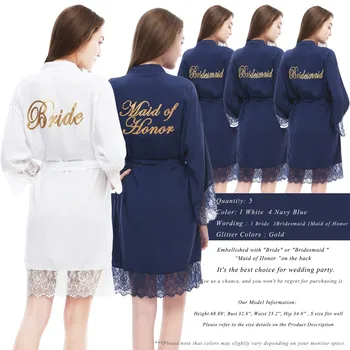 maid of honor bathrobe