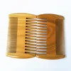 Popular pocket wooden hair comb moustache clearing comb wholesale