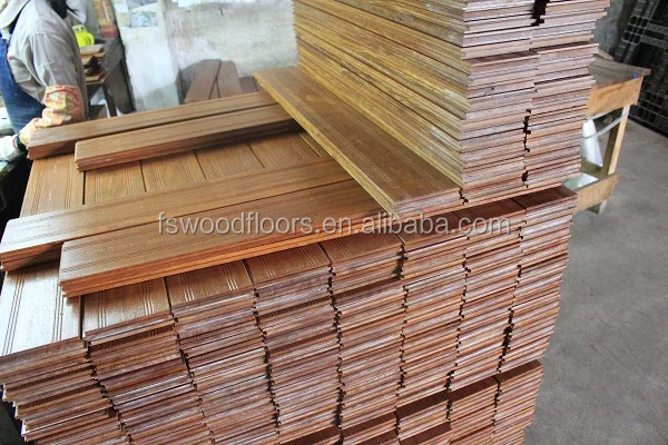 Click Lock Solid Wood Flooring Natural Cumaru View Click Solid
