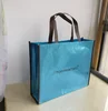 2019 custom logo and colour pp Laminated glossy shopping bag
