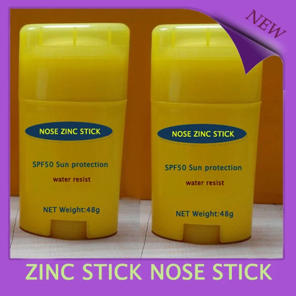 zinc oxide sunscreen stick