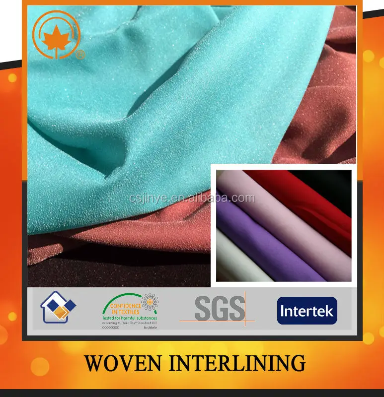 Plain Woven Garment Interlining Fabric For Garment Buy Plain Woven
