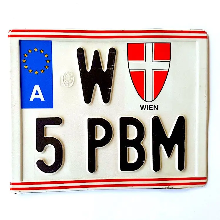 H d Euro Custom Car License Plate Aluminum Sheeting Reflective Traffic license-plate-of-european-union-vehicle-registration-plates-frame