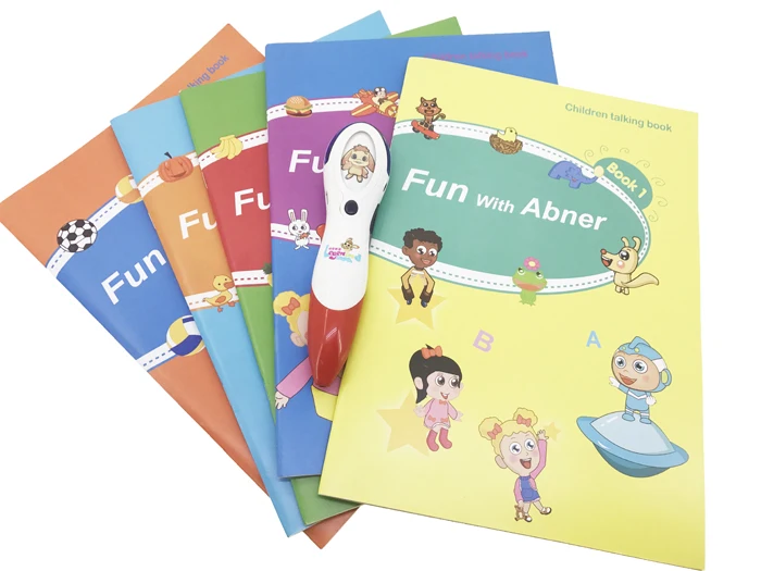 Custom Children English Activity Books Christmas Gift Talking Toys for Kids