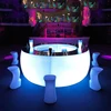 Cheap Round color changing bar counter mobile led plastic cheap bar counter