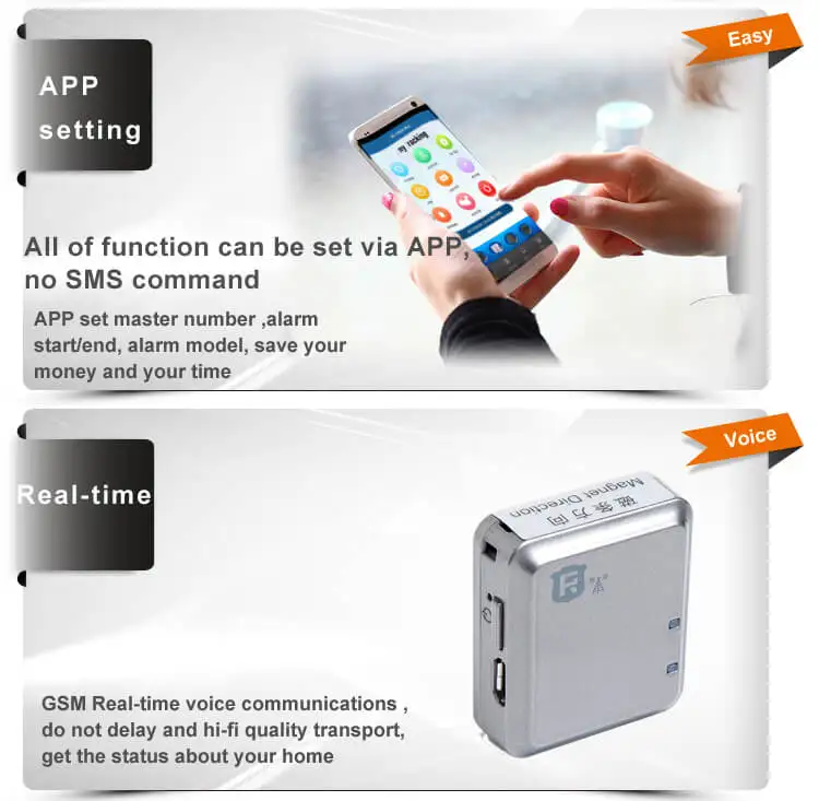 Manual Home Security GSM Door Alarm System With Wireless Remote Alerts