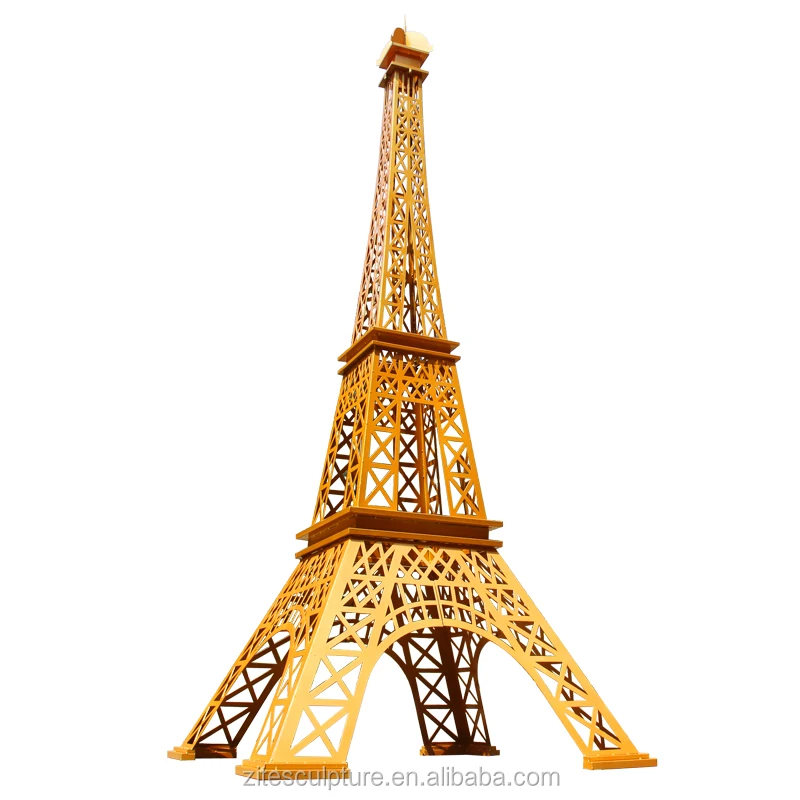 Famous French Large Eiffel Tower Metal Iron Sculpture Statue - Buy ...