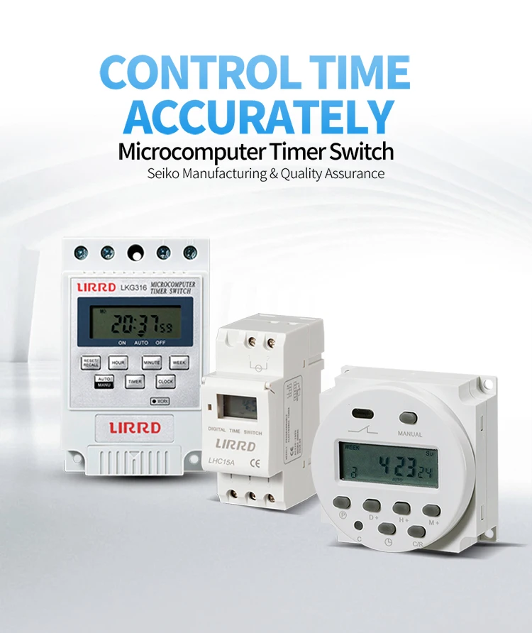 Automatic Programmable Multichannel Digital Types Of Timer Switch