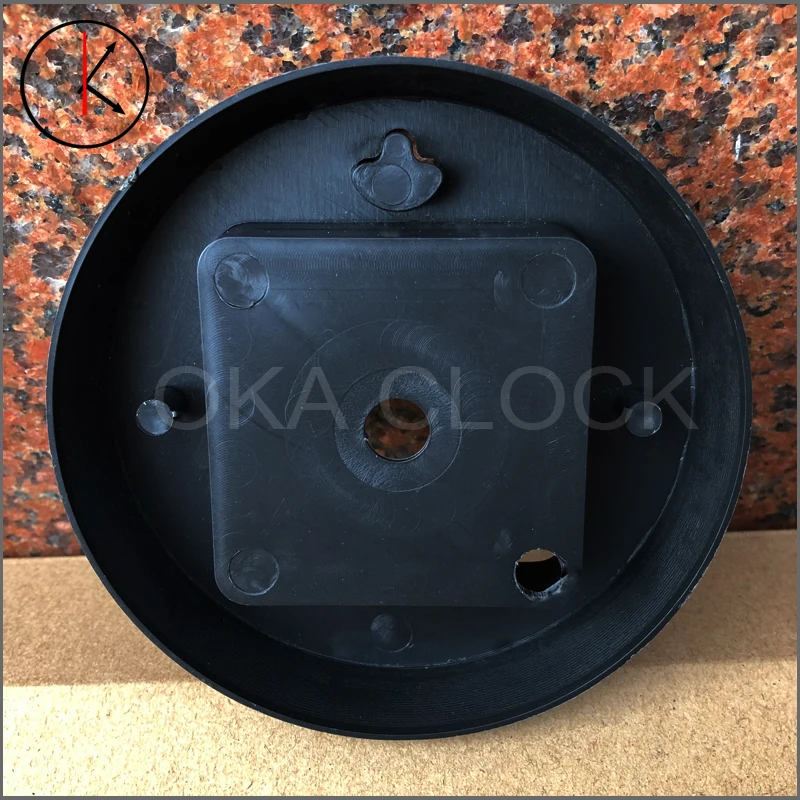 110mm Black Plastic Ground Cover/wall Clock Case/clock Movement Case