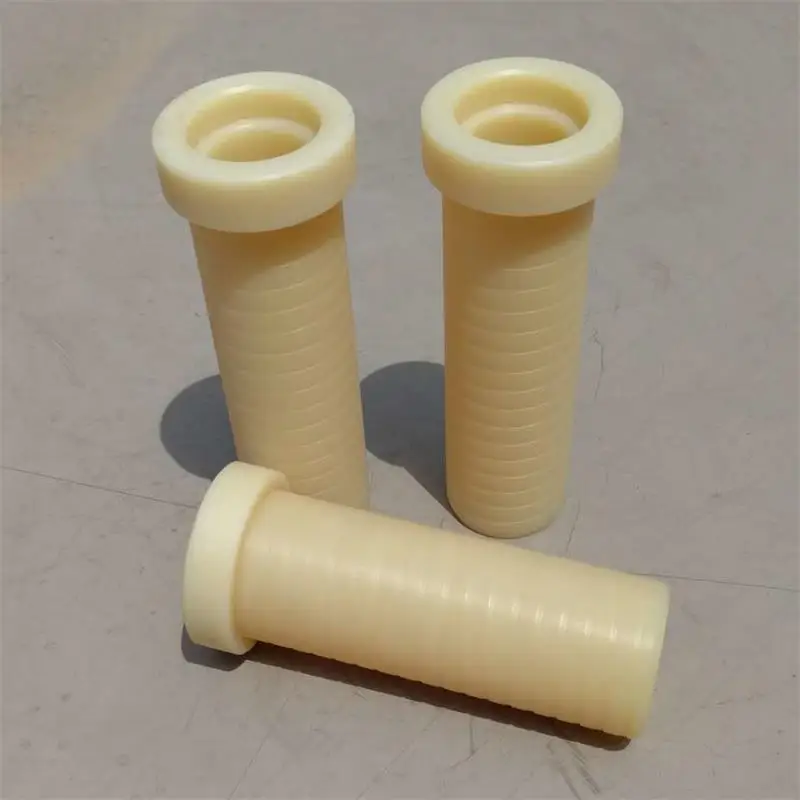 Nylon Bushing Plain Bush Flange Sleeves Plastic Pa6 Oil Bearing Collar Tube Pipe Acetal Pom Ptfe