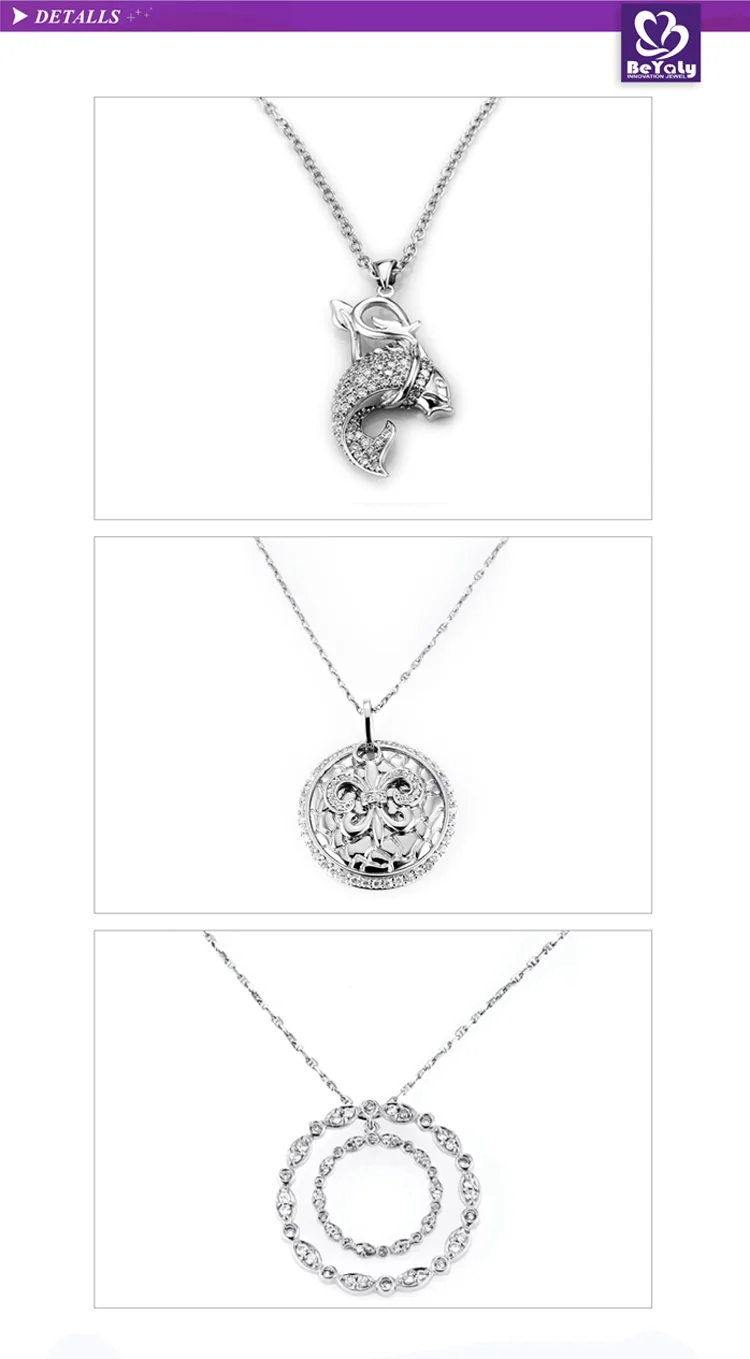 Dazzling silver golden jewelry mama bear pendant necklace