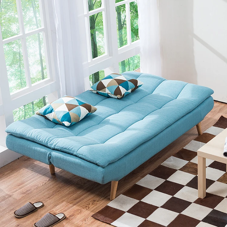 Fabric small apartment functional sofa folding bed sofa