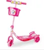 Mini Kick Scooter for Kids with Music Tricycle Flashing wheels
