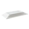 Charger Plate Plastic Melamine Similar Ceramic Dinner 14 13.5 inch Rectangle Platter Dishes Plates Sets Dinnerware Restaurant
