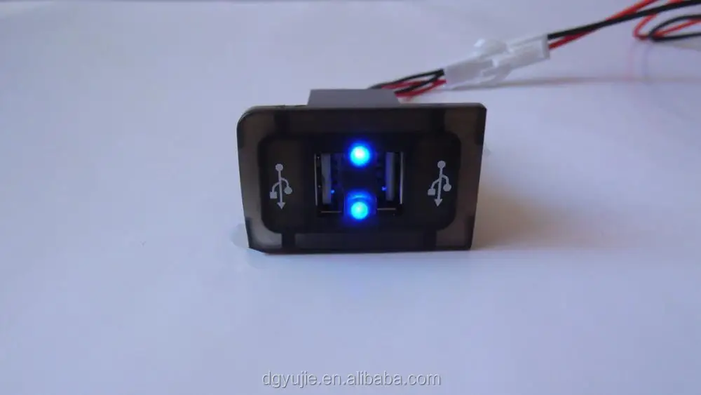 Vw Golf/bora Iv 4 Mk4 In Dash Dashboard Panel Dual Usb Port Charger