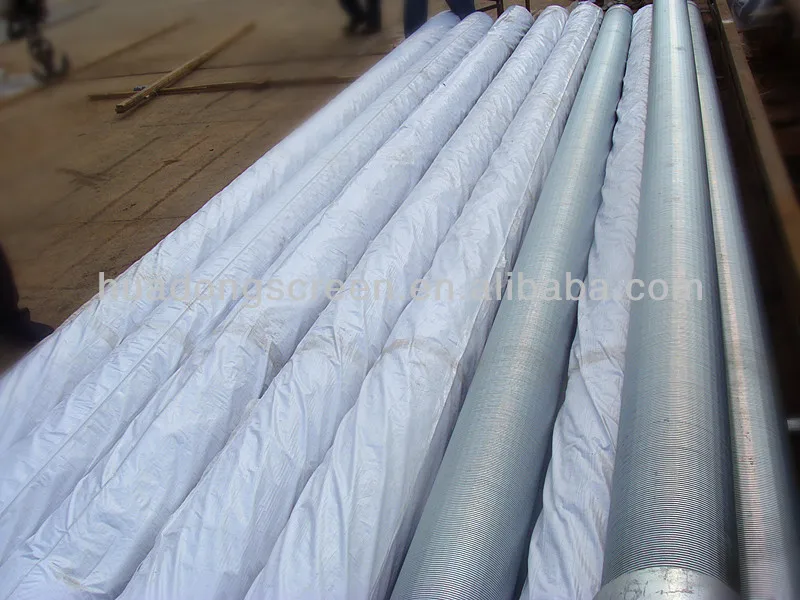 100 micron Stainless steel wire mesh cylinder filter/Johnson sieve pipe hot sale in Saudi Arabia