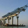 Heavy duty truss structure launch heavy lift crane for launching bridges