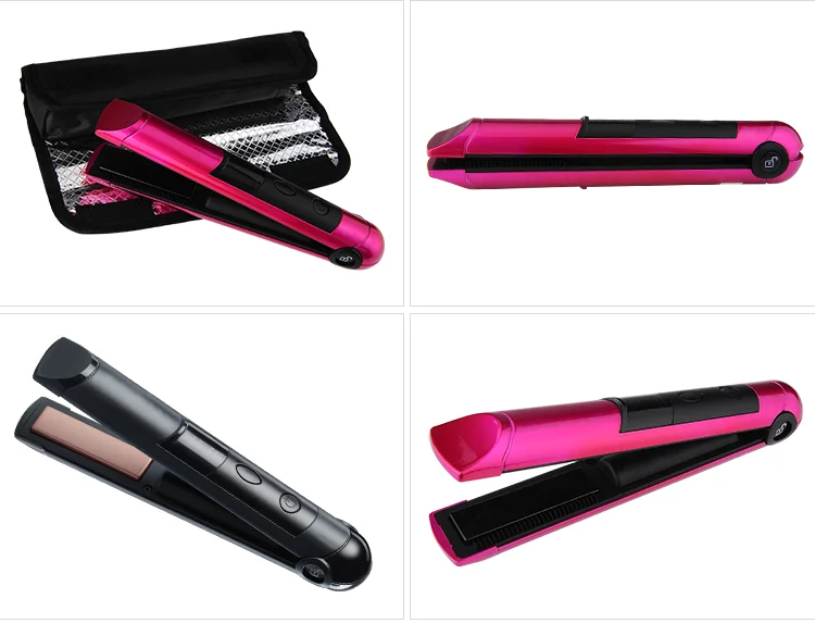 PRITECH Hot selling usb charging rechargeable cordless hair straightener