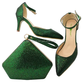 green shoes women