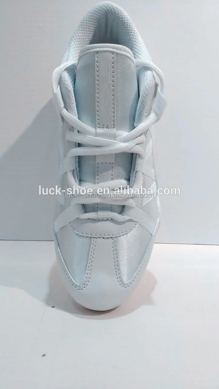 Pure White Cheerleading Shoes Dance Training Shoes For Wholesale Cheer