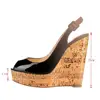 2019 fashion fancy platform ladies wedge high heels sandals women shoes