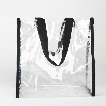 12x12x6 clear tote bag