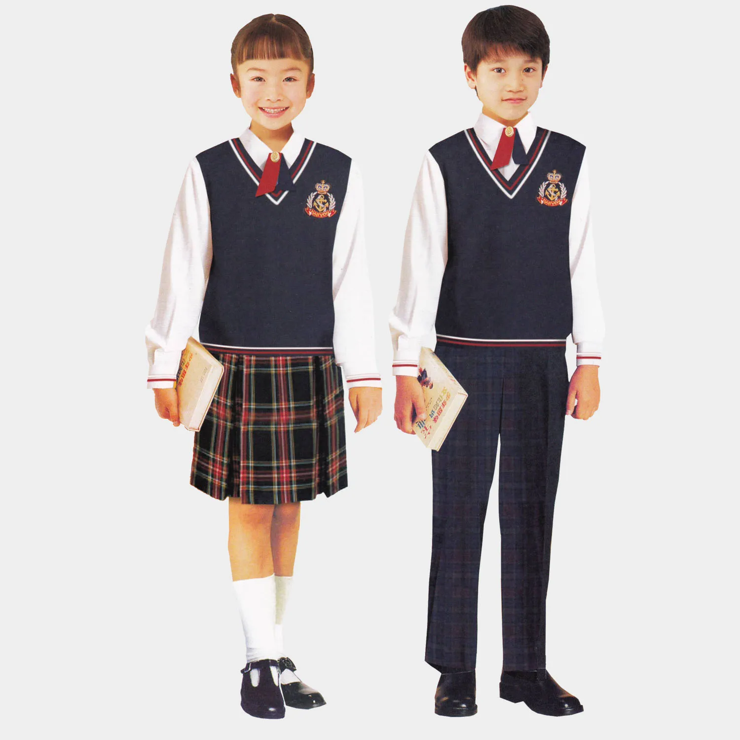 High School Plaid Skirt Uniforms School Teacher' Uniforms Students ...