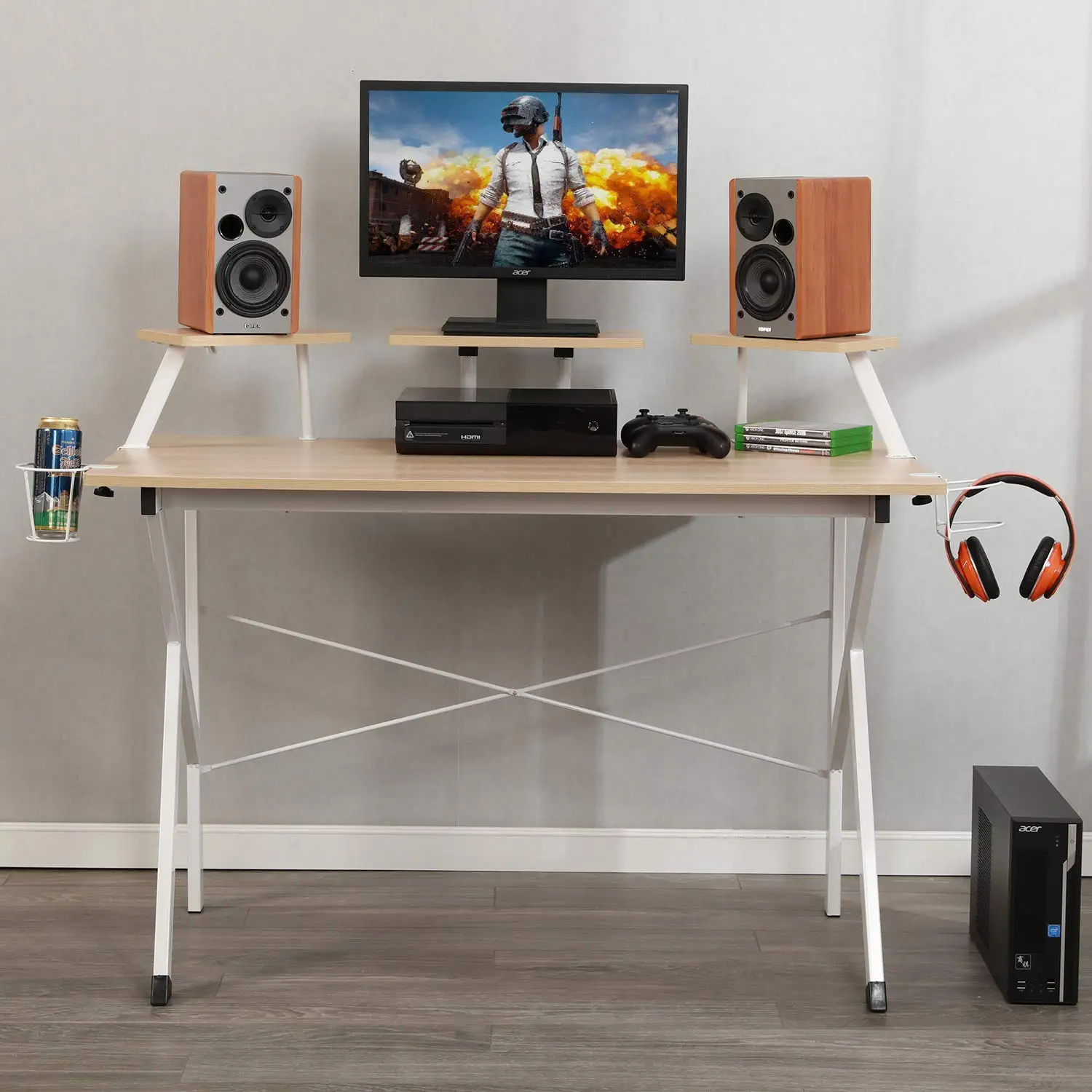 gaming desk maple