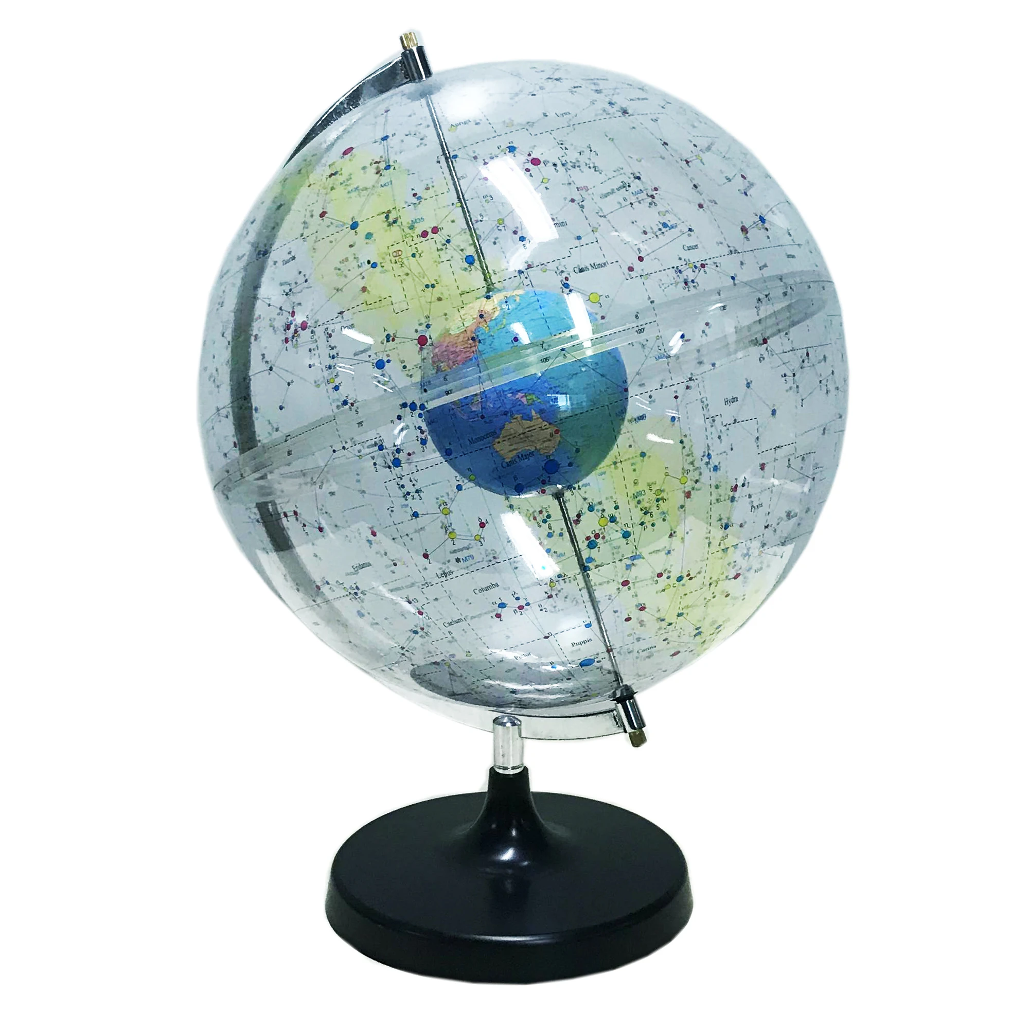 
Gelsonlab HSGA-015 Geography Instrument 32CM Transparent Astronomy Globe Transparent celestial Globe Transparesnt star globe 