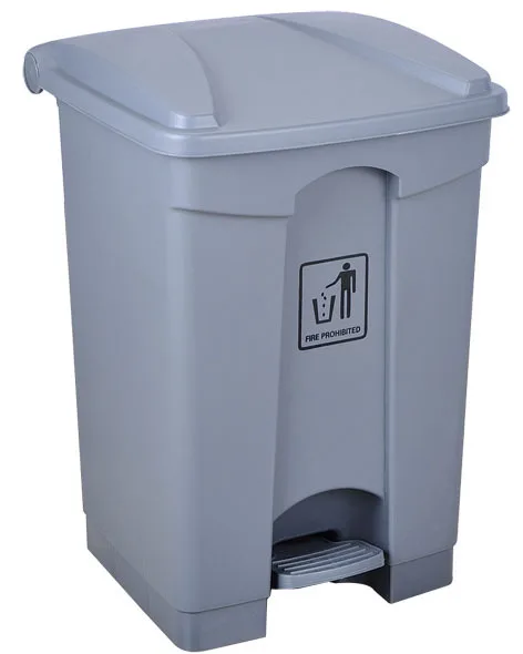 Pedal bin and Wheels POLARIS Deluxe lt.90 HACCP and recycling 