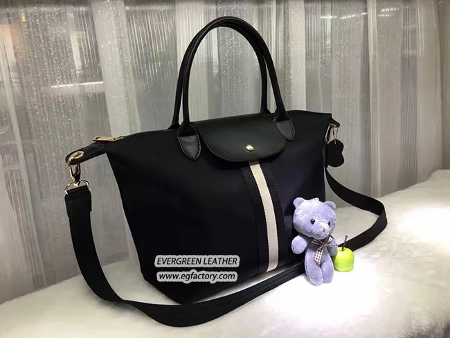 Designer High quality 100% real leather Lady Handbags trendy Women tote bags with stripe EMG5086