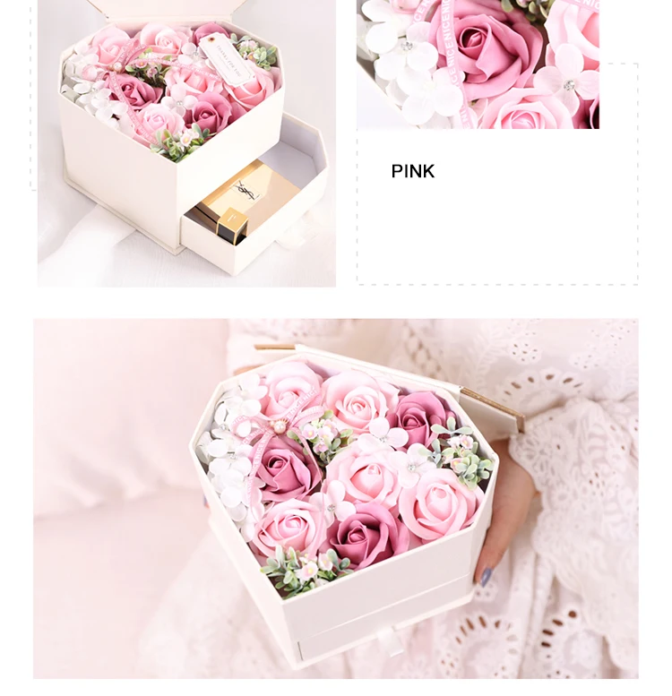 Best Selling Valentine Gifts Birthday Present Rose Flower Box Roses