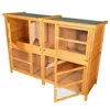 big /external/ Double Rabbit Home Hutch in popular market