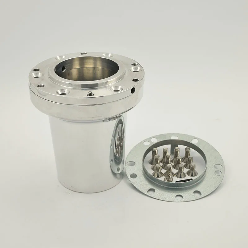 6-Bolt Steering Wheel Hub Adapter Boss Kit - Black Billet Aluminum For Ford Mustang/Focus