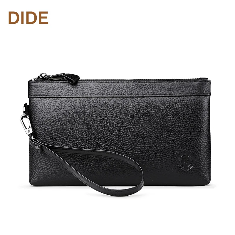 Dide Large Capacity Genuine Leather Men's Clutch Bag Wallet Purse ...