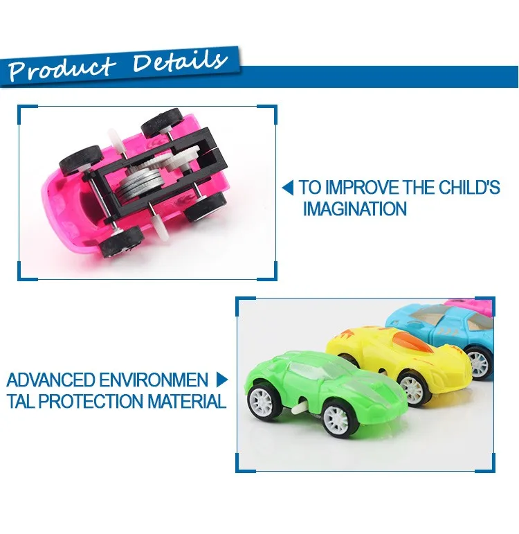 Factory Wholesale Plastic Wind up Cheap Small Toys Car