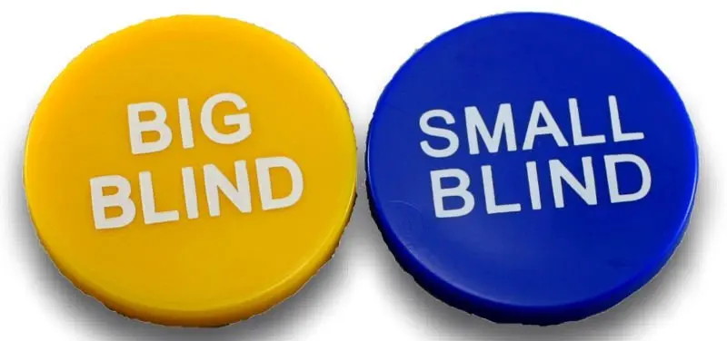big blindsmall blind dealer button fantastic plastic button